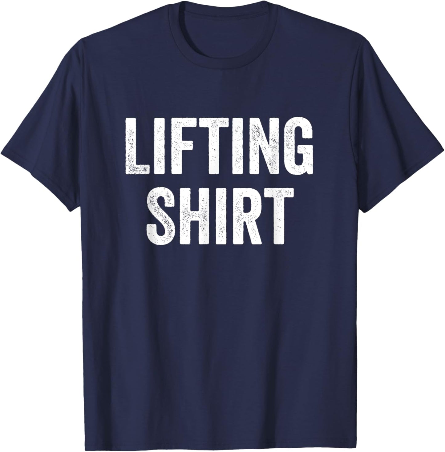 Gym Fitness Bodybuilding Lifting T-Shirt - T-Shirt | Navy