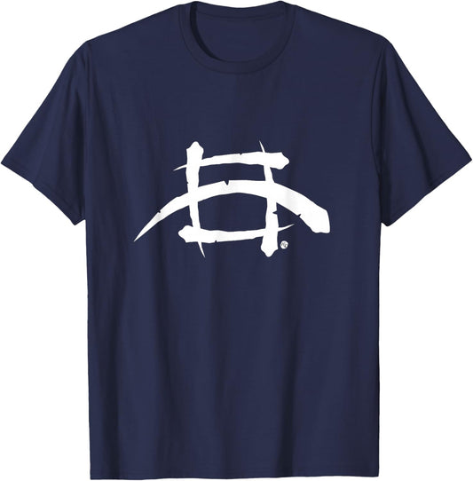 WoD Werewolf Children of Gaia Icon White T-Shirt - T-Shirt | Navy