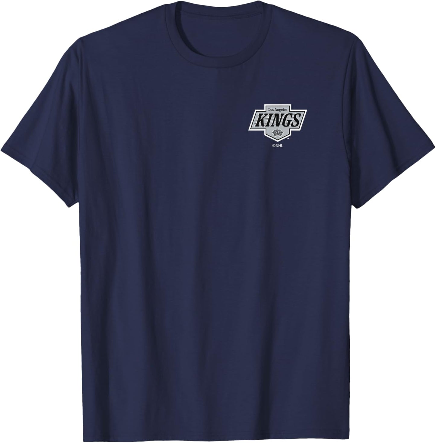 Los Angeles Kings Support Dark Heather Officially Licensed T-Shirt - T-Shirt | Navy