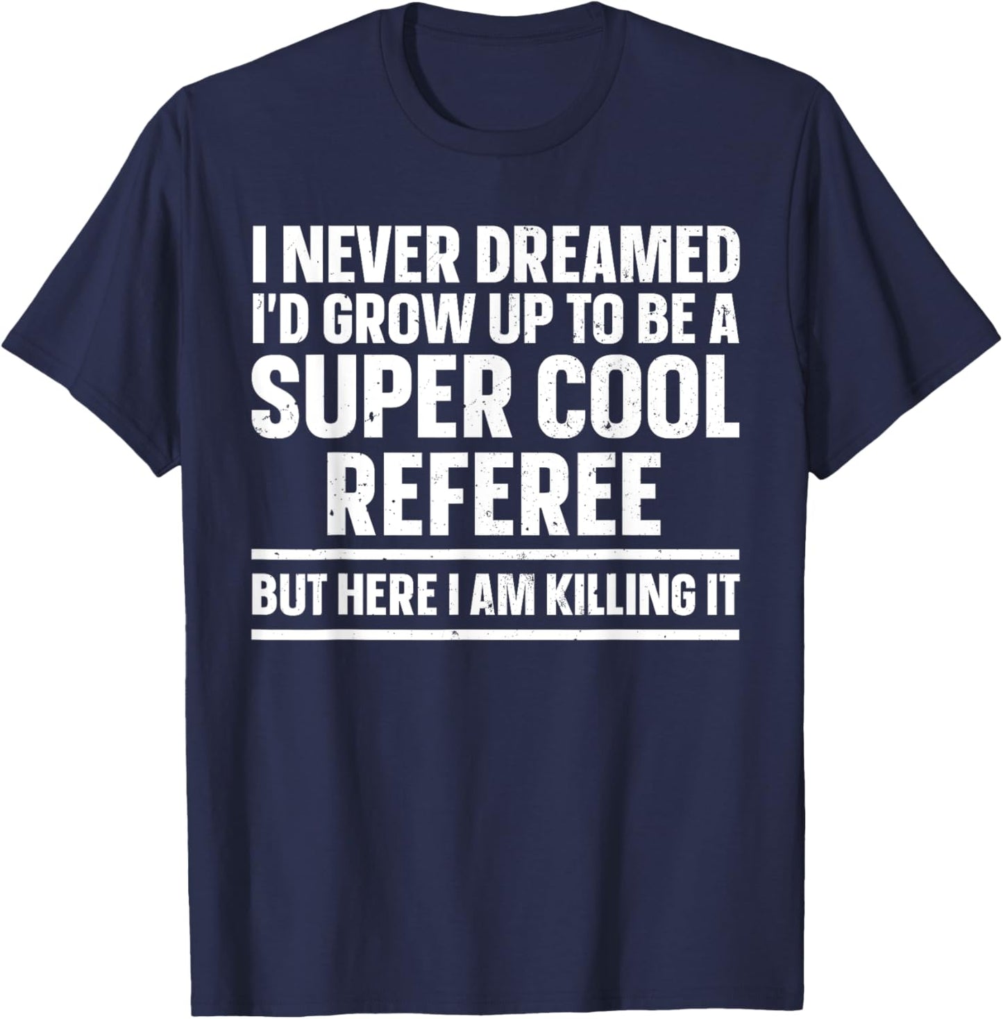 Cool Referee Design Women Reffing Sports Ref Referee T-Shirt - T-Shirt | Navy