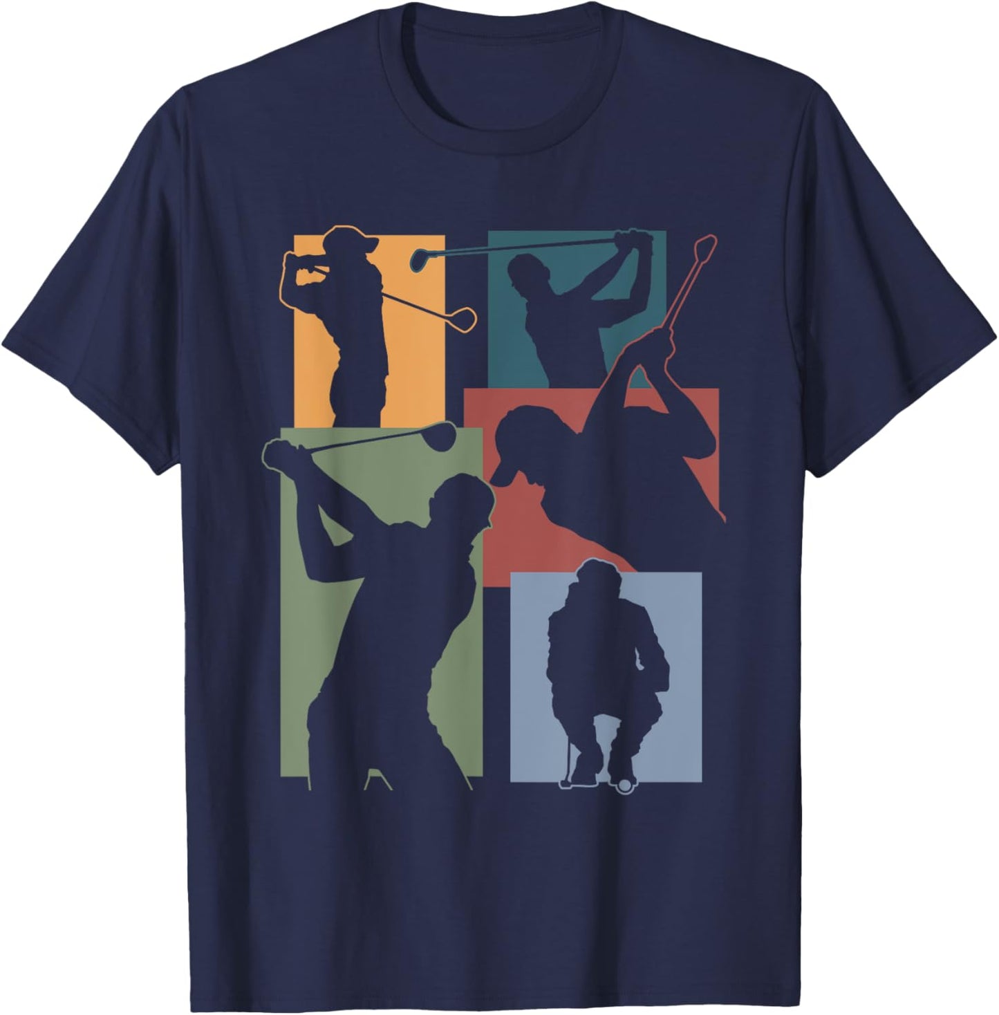 Funny Golf Player Cool Golfer Golfing Game Enthusiast Outfit T-Shirt - T-Shirt | Navy