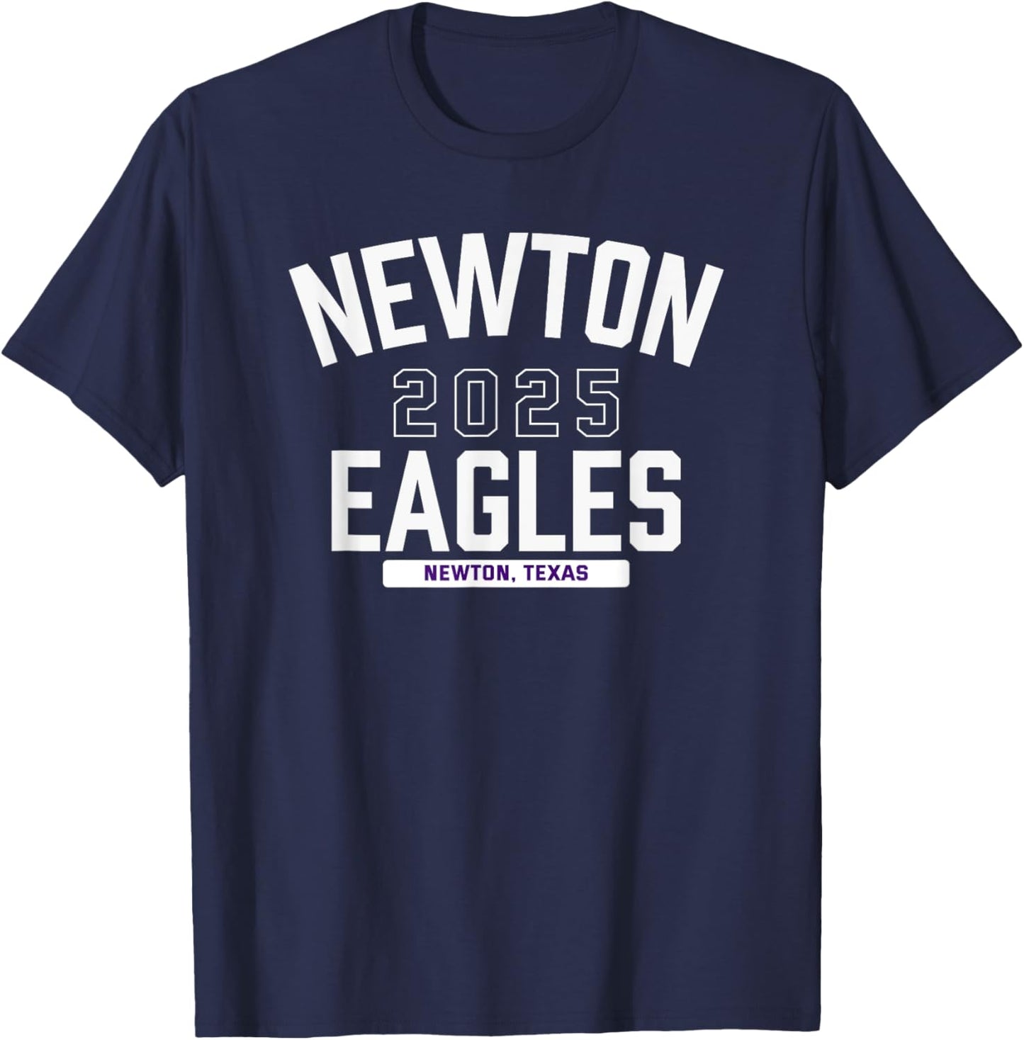 Newton Eagles Newton, Texas 2025 T-Shirt - T-Shirt | Navy
