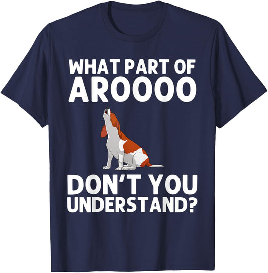 Funny Beagle Design Women Hound Beagle Dog Lovers T-Shirt - T-Shirt | Navy