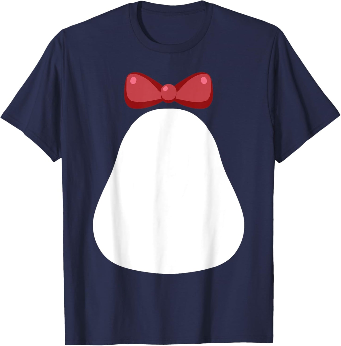 Funny Penguin Suit Christmas DIY Costume Shirt - Black, -Adults, , Short Sleeve, Size Small T-Shirt - T-Shirt | Navy