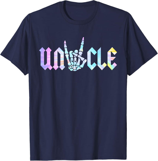 Uncle Of The Bad Two the Bone Birthday 2 Years Old Birthday T-Shirt - T-Shirt | Navy