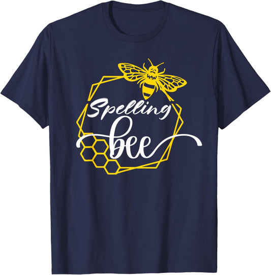Spelling Bee Funny Halloween Costume for Teachers T-Shirt - T-Shirt | Navy