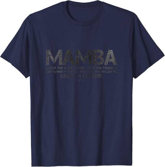 Leave Game Better Than You Found Leave a Legend Motivation T-Shirt - T-Shirt | Navy
