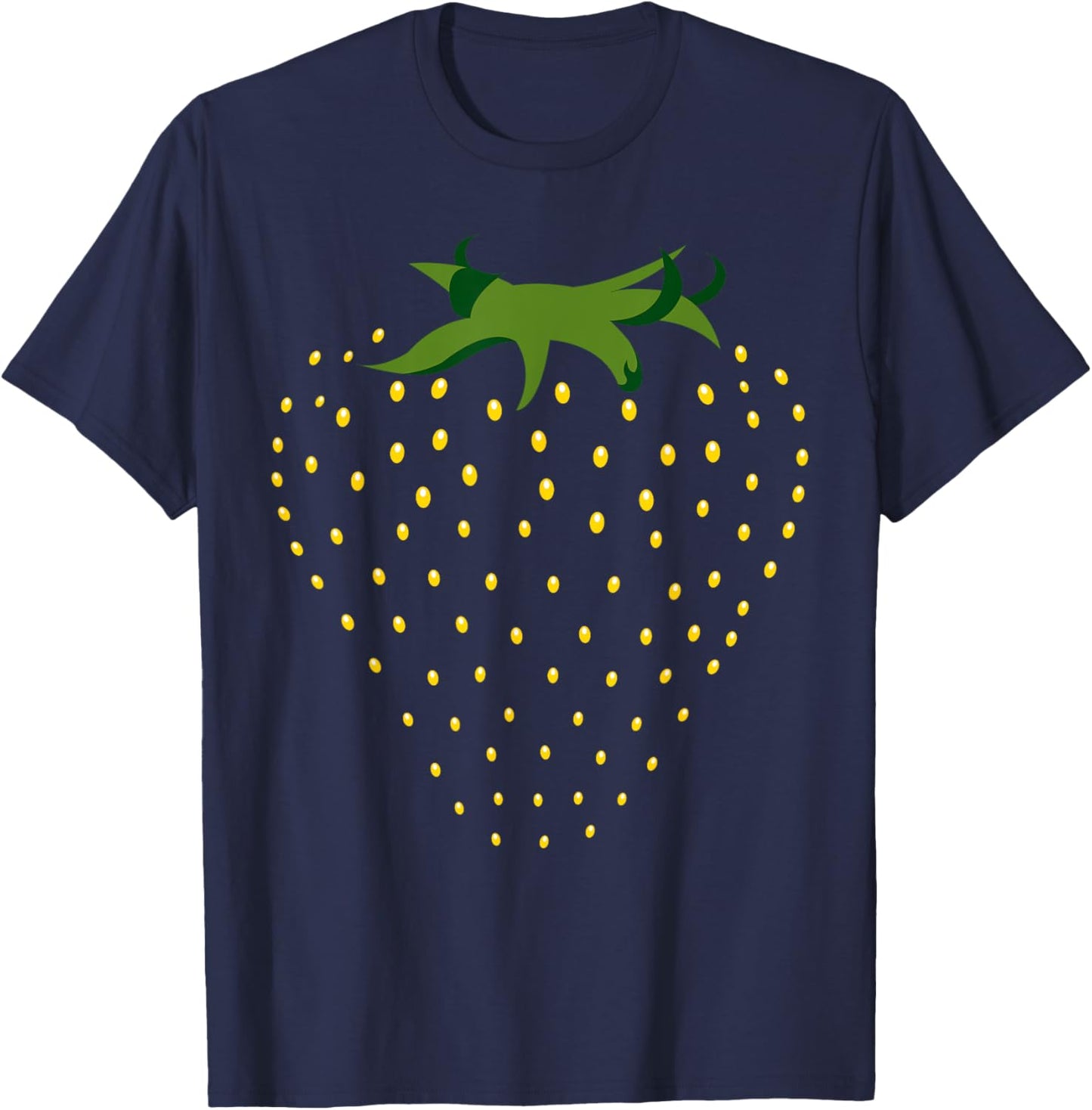 Funny Strawberry Fruit Cosplay DIY Halloween Costume Day T-Shirt - T-Shirt | Navy