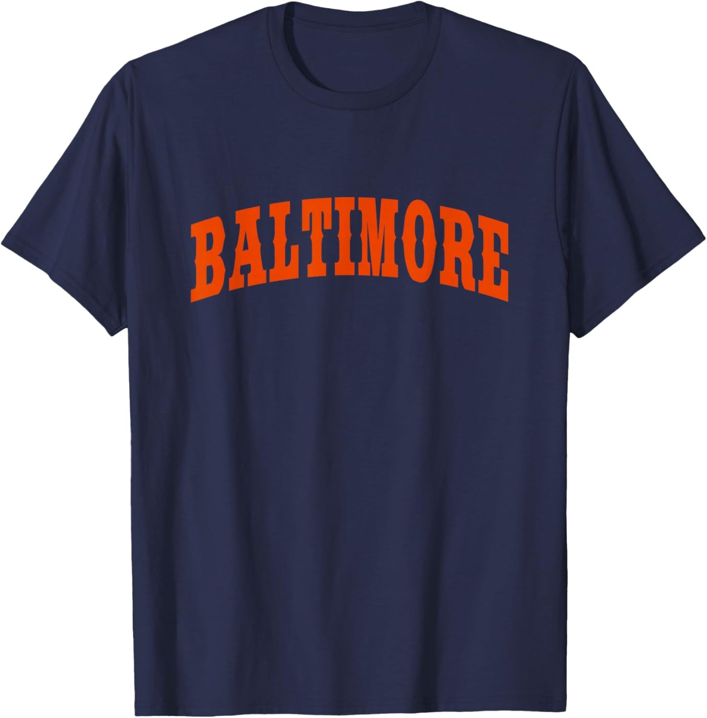 BALTIMORE - Throwback Design - Classic T-Shirt - T-Shirt | Navy
