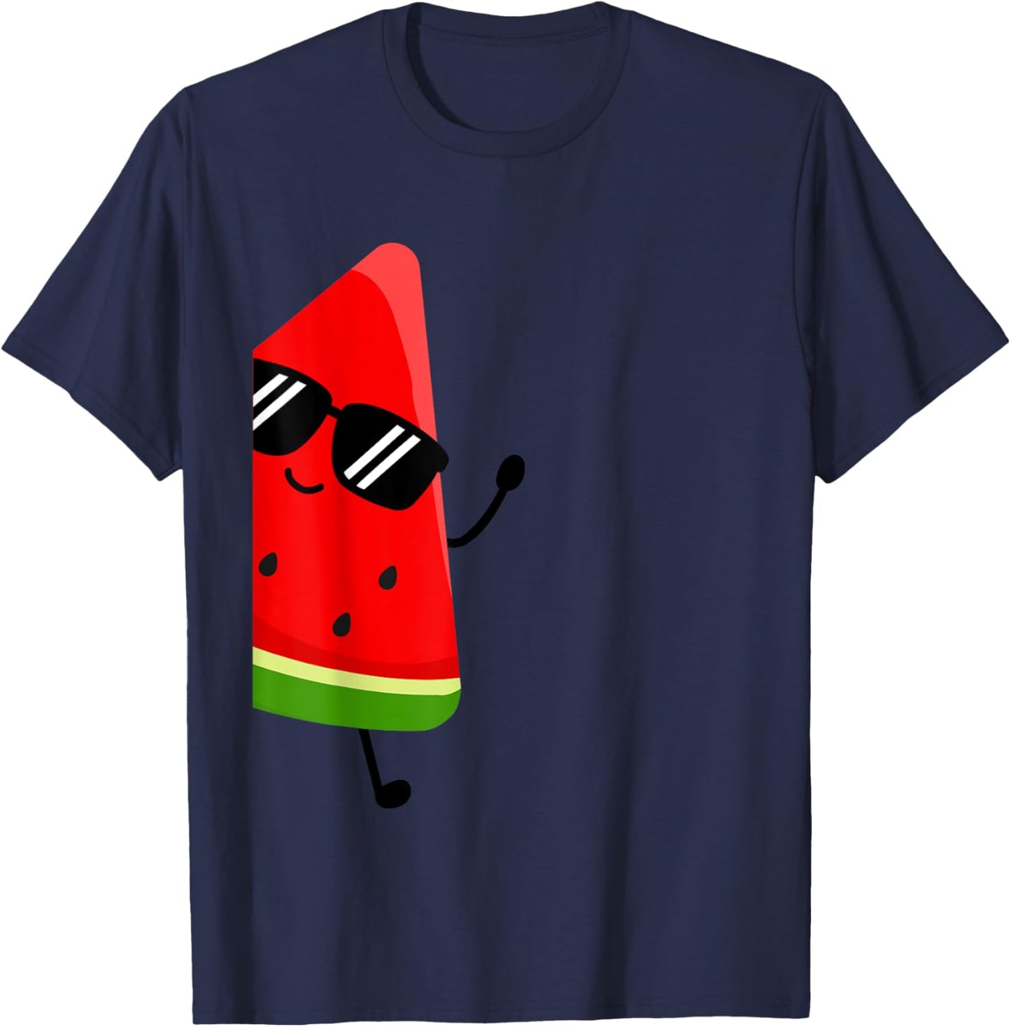Kids Watermelon Shirt For Boys Or Girls | Watermelon Gift T-Shirt - T-Shirt | Navy