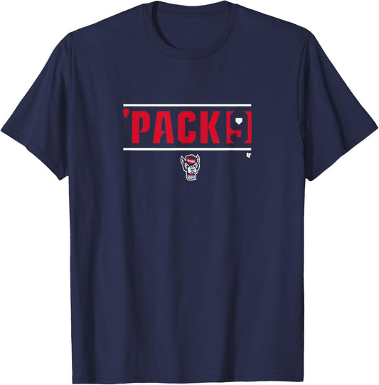 NC State Baseball: Pack 9 T-Shirt - T-Shirt | Navy