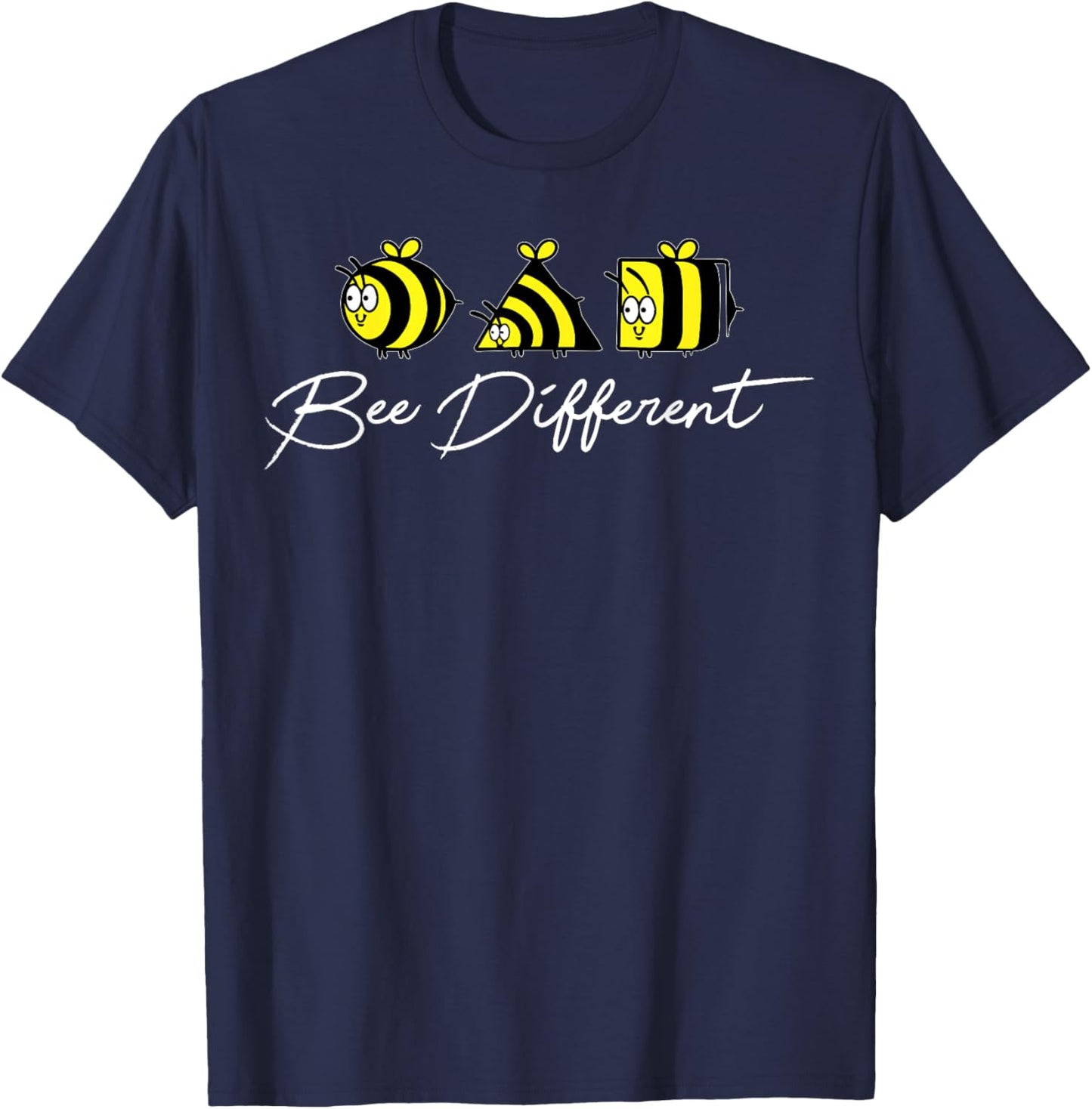 Bee Different - Weird Unique Individuel - Beekeeper T-Shirt - T-Shirt | Navy