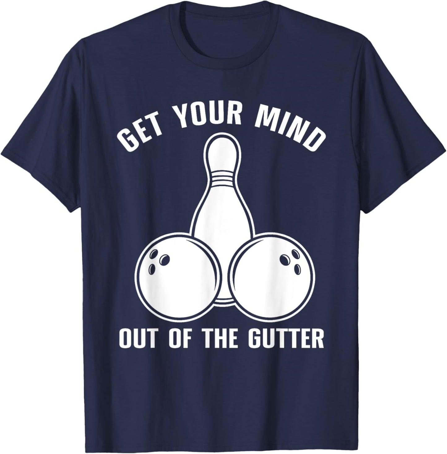 Funny Bowling Design Women Kids Bowling Lover Bowler T-Shirt - T-Shirt | Navy