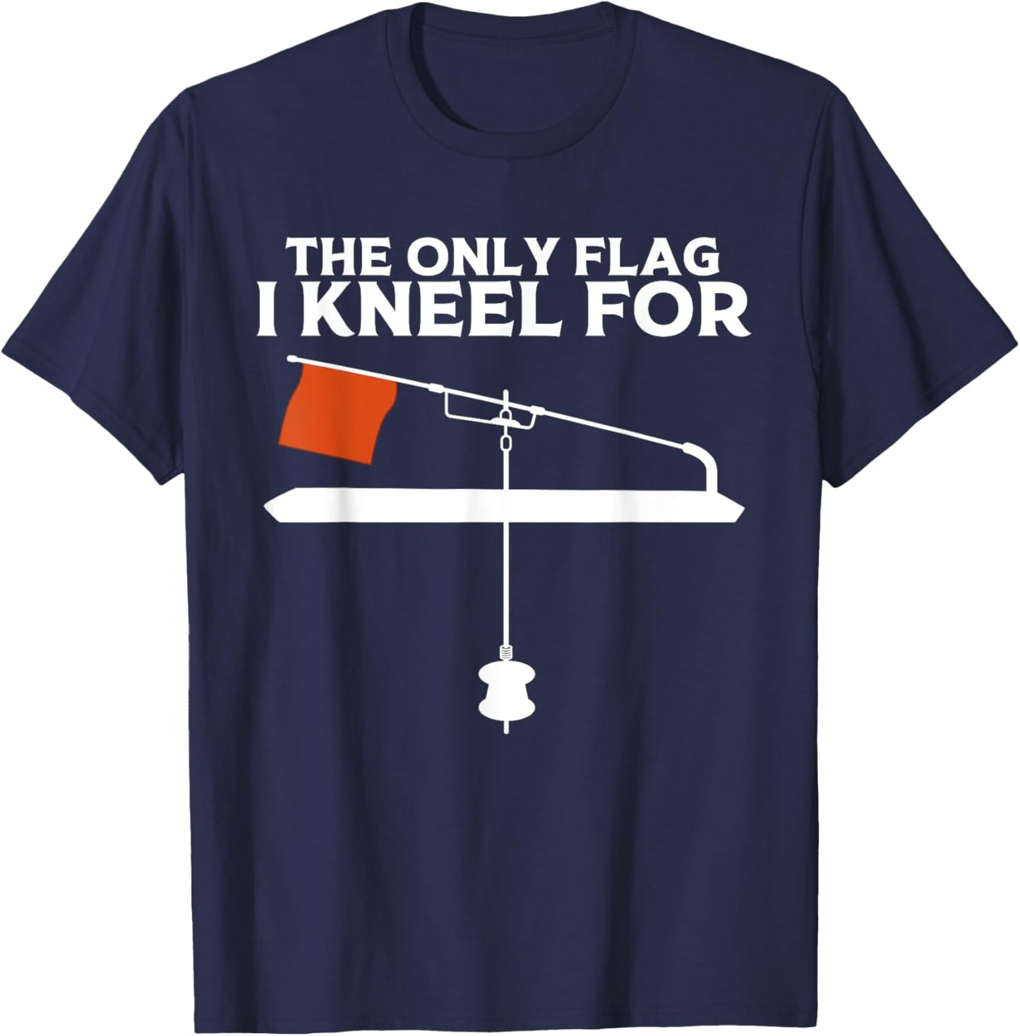 Funny Ice Fishing Art Women Ice Fishing Lover T-Shirt - T-Shirt | Navy
