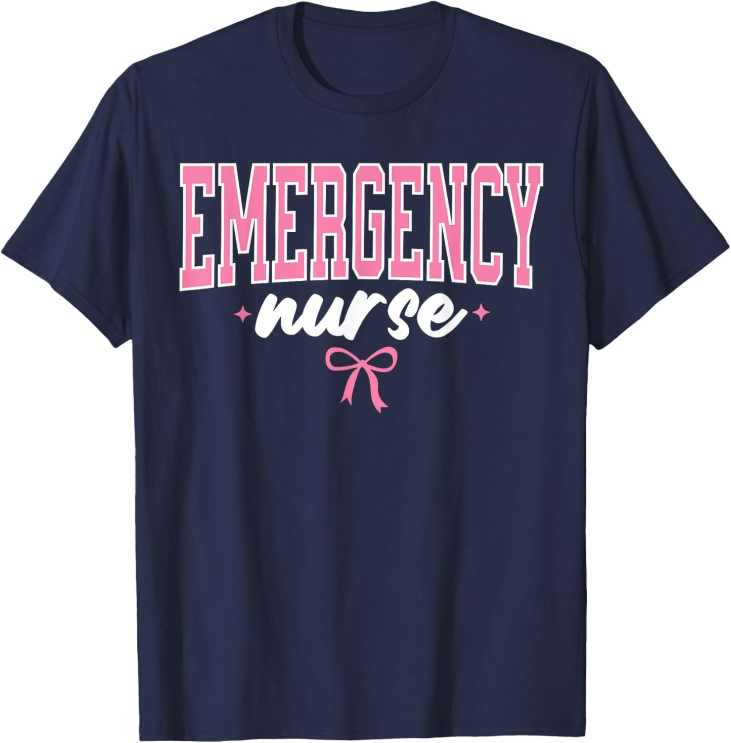 Emergency Department Nurse Er Nurse Room Tech Women Cute T-Shirt - T-Shirt | Navy