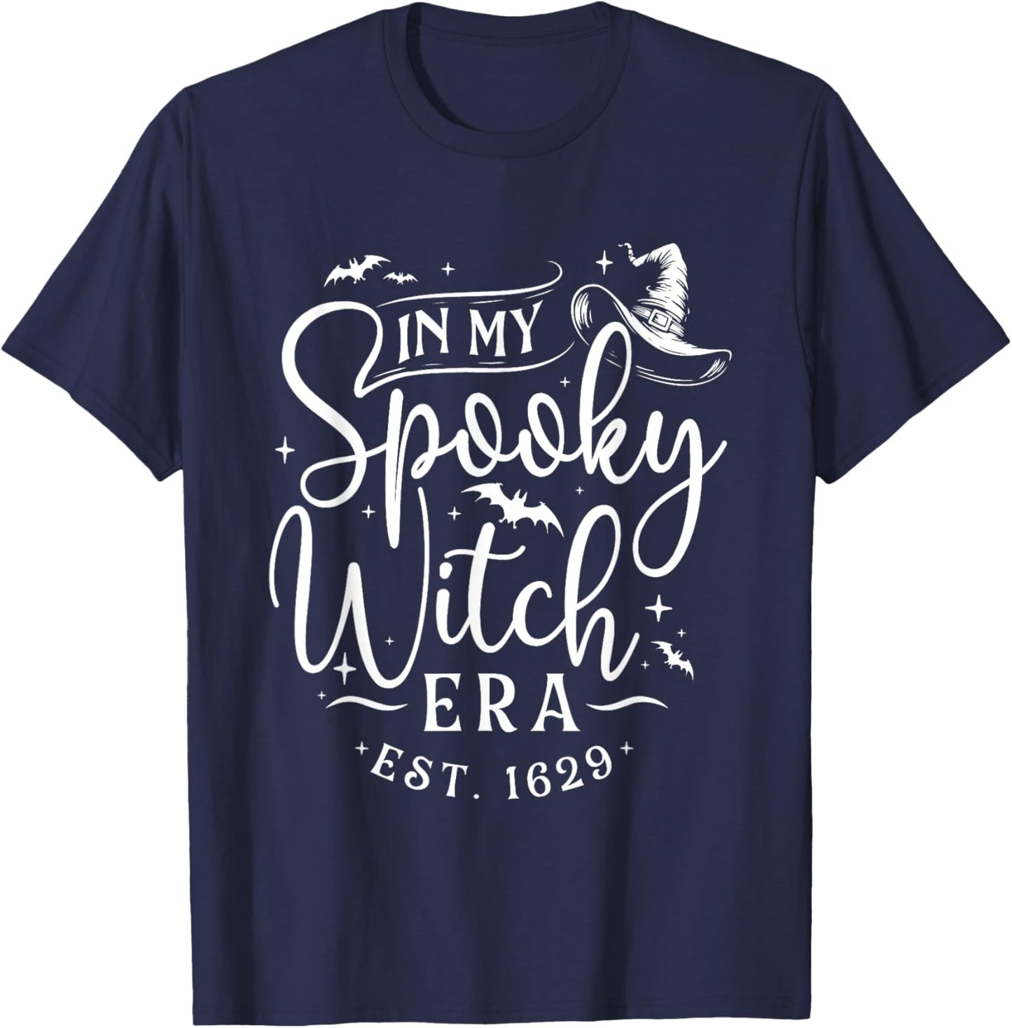 In My Spooky Witch Era - Spooky Halloween Ghoul T-Shirt - T-Shirt | Navy