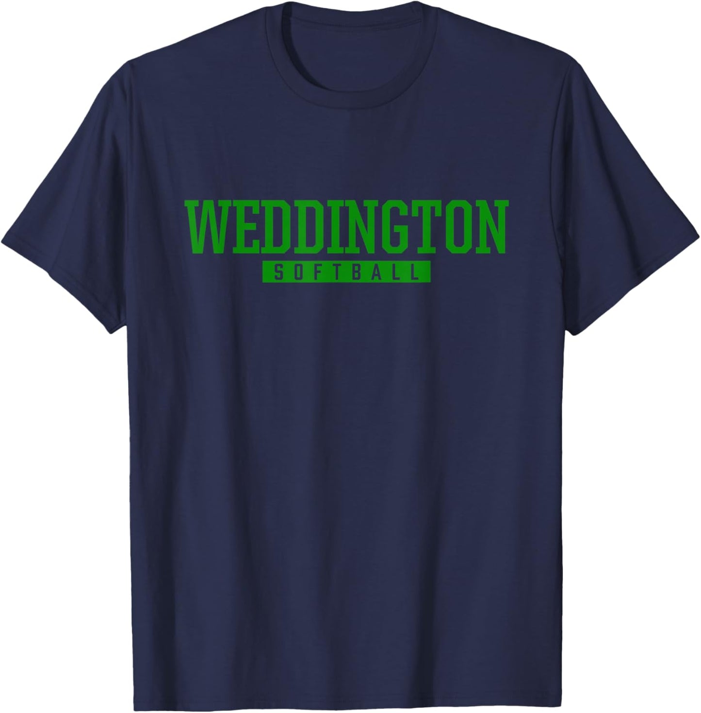 Weddington High School Softball T-Shirt - T-Shirt | Navy