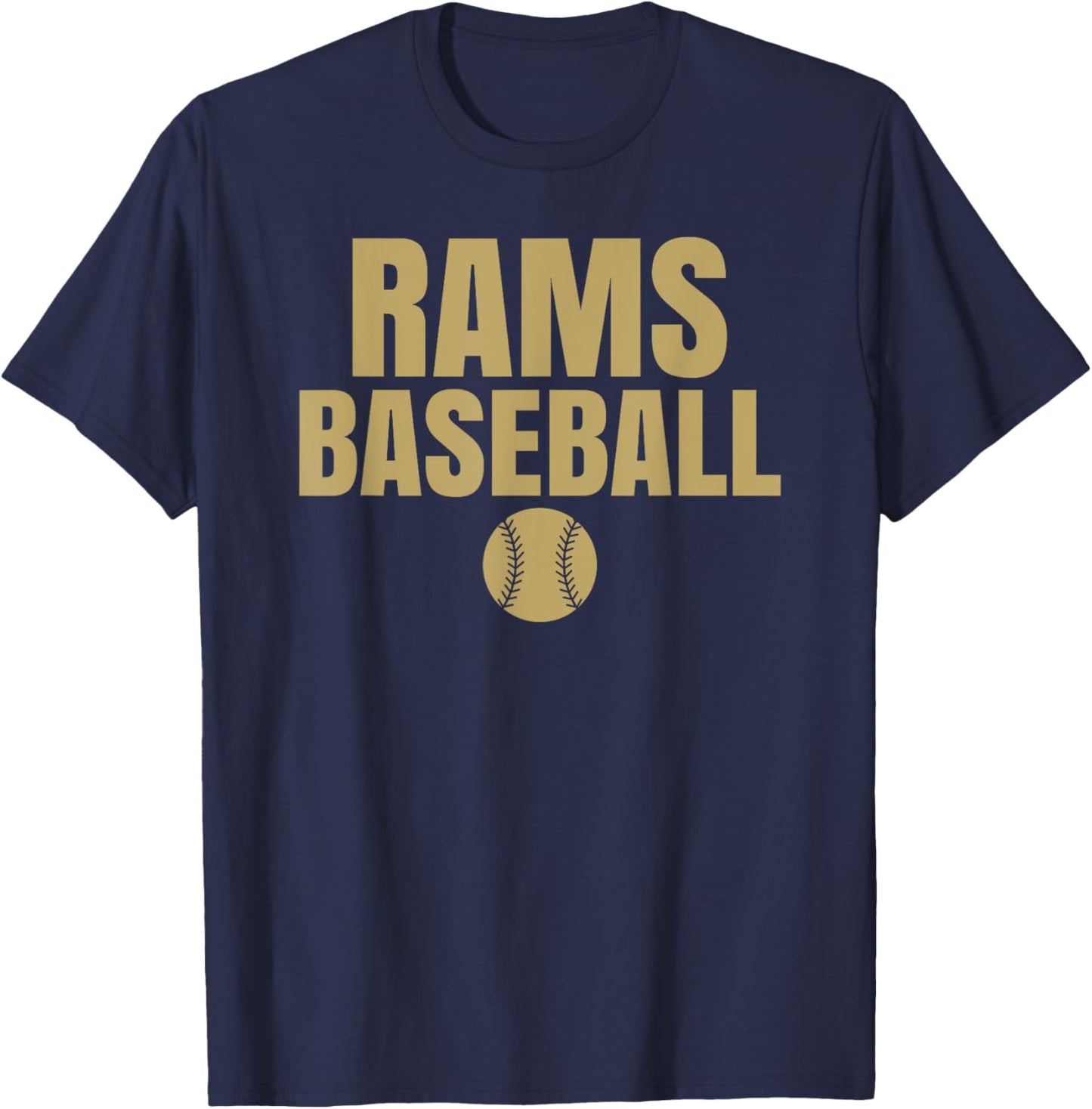 Grayson Rams Baseball T-Shirt - T-Shirt | Navy
