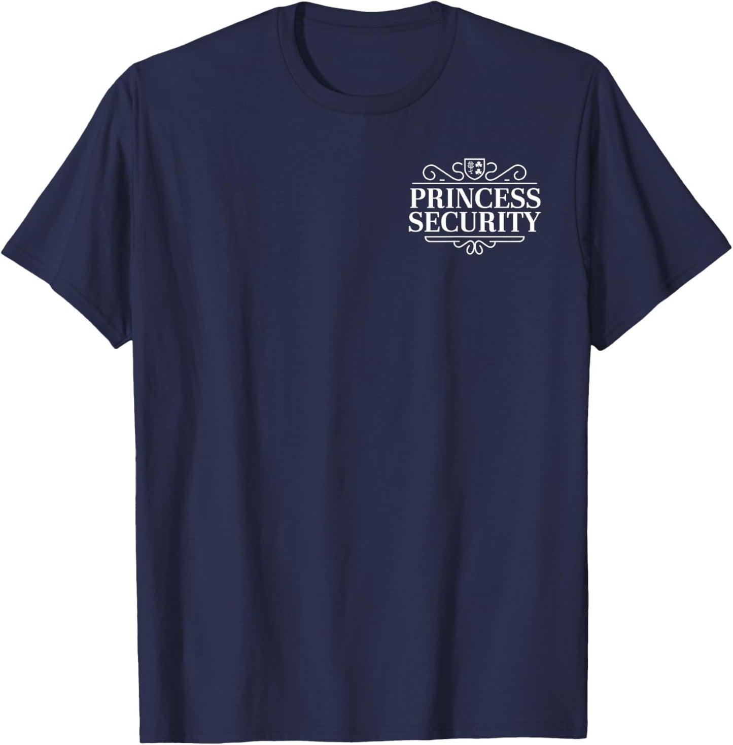 Princess Security Team Birthday For Big Brother & Dad Funny T-Shirt - T-Shirt | Navy