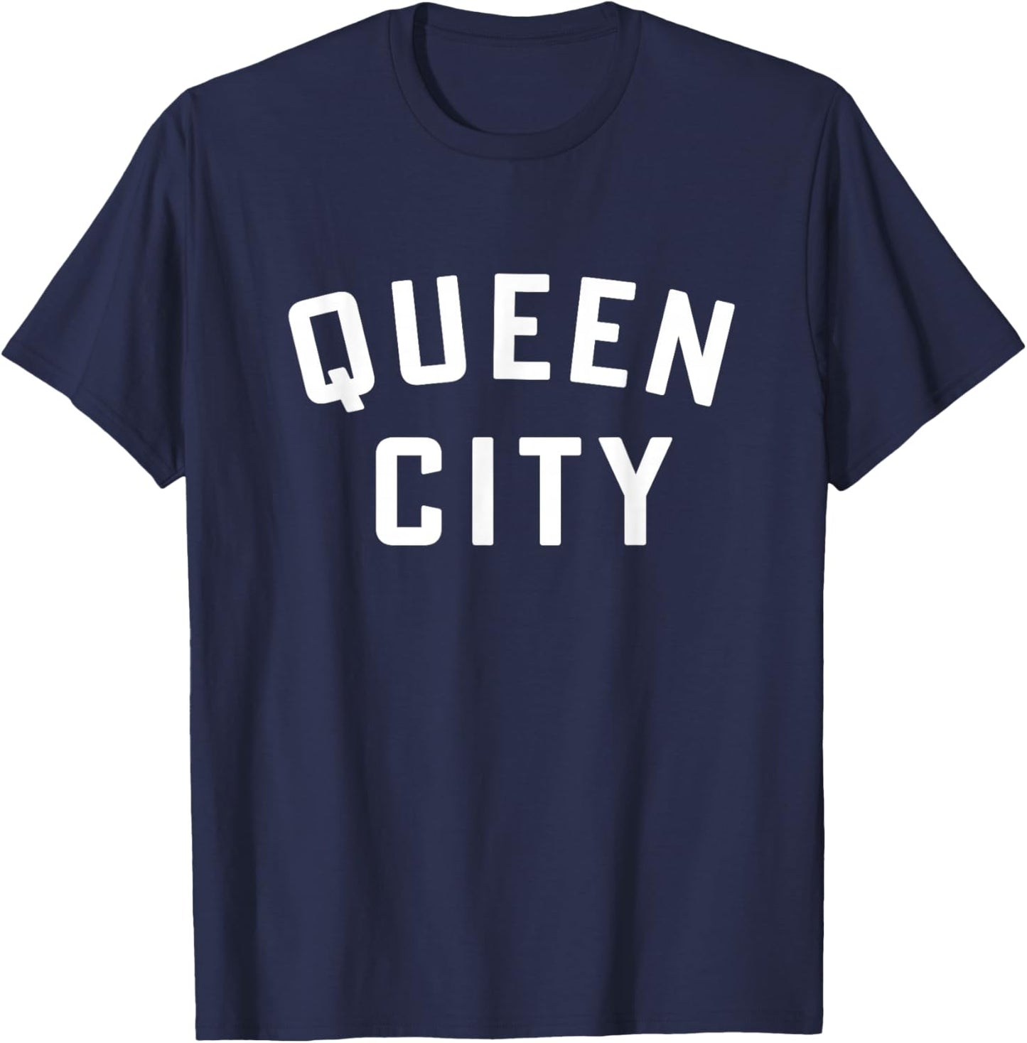 704Apparel Queen City Charlotte NC 704 - -Adults/Kids - Black - Short Sleeve T-Shirt - T-Shirt | Navy