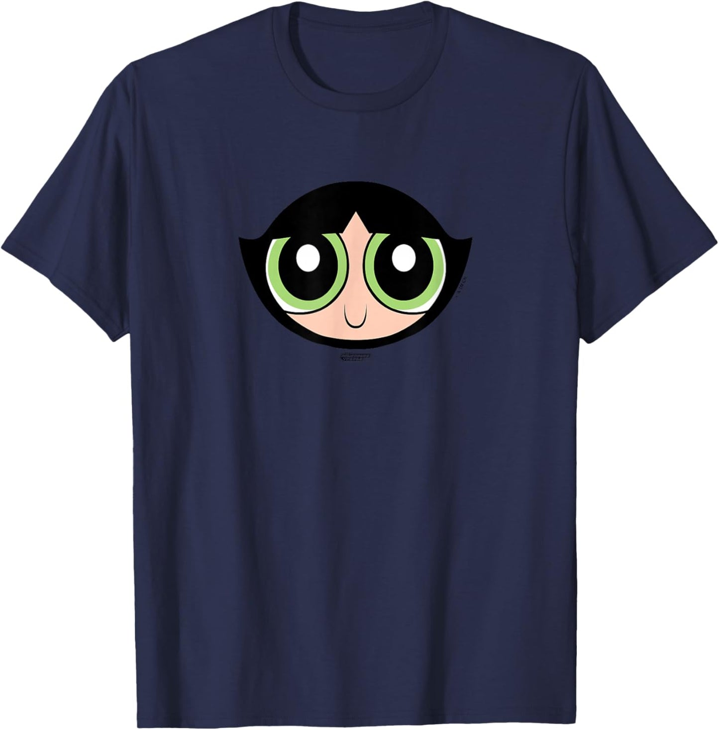 The Powerpuff Girls Buttercup Face T-Shirt - T-Shirt | Navy