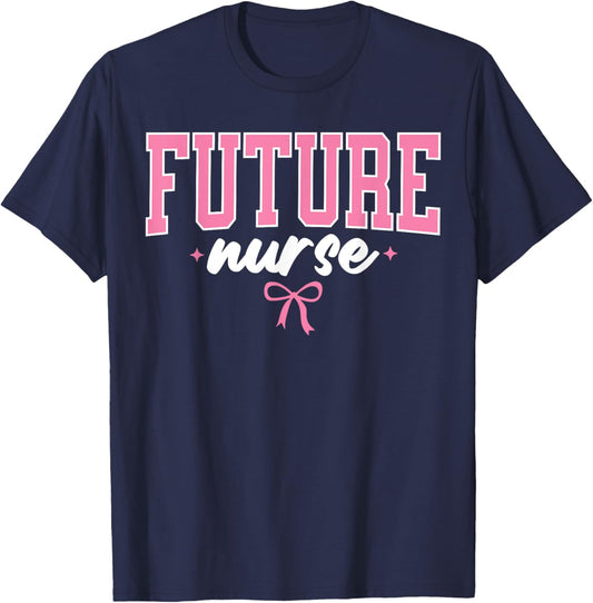 Future Nurse Nursing School Student Women Nurse In Progress T-Shirt - T-Shirt | Navy