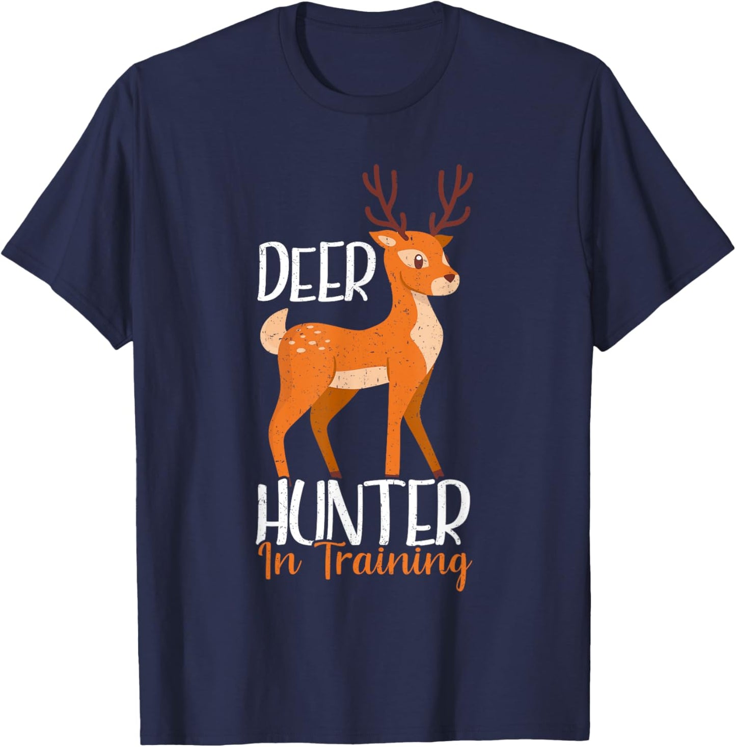 Deer Hunter In Training Funny Deer Hunting T-Shirt - T-Shirt | Navy