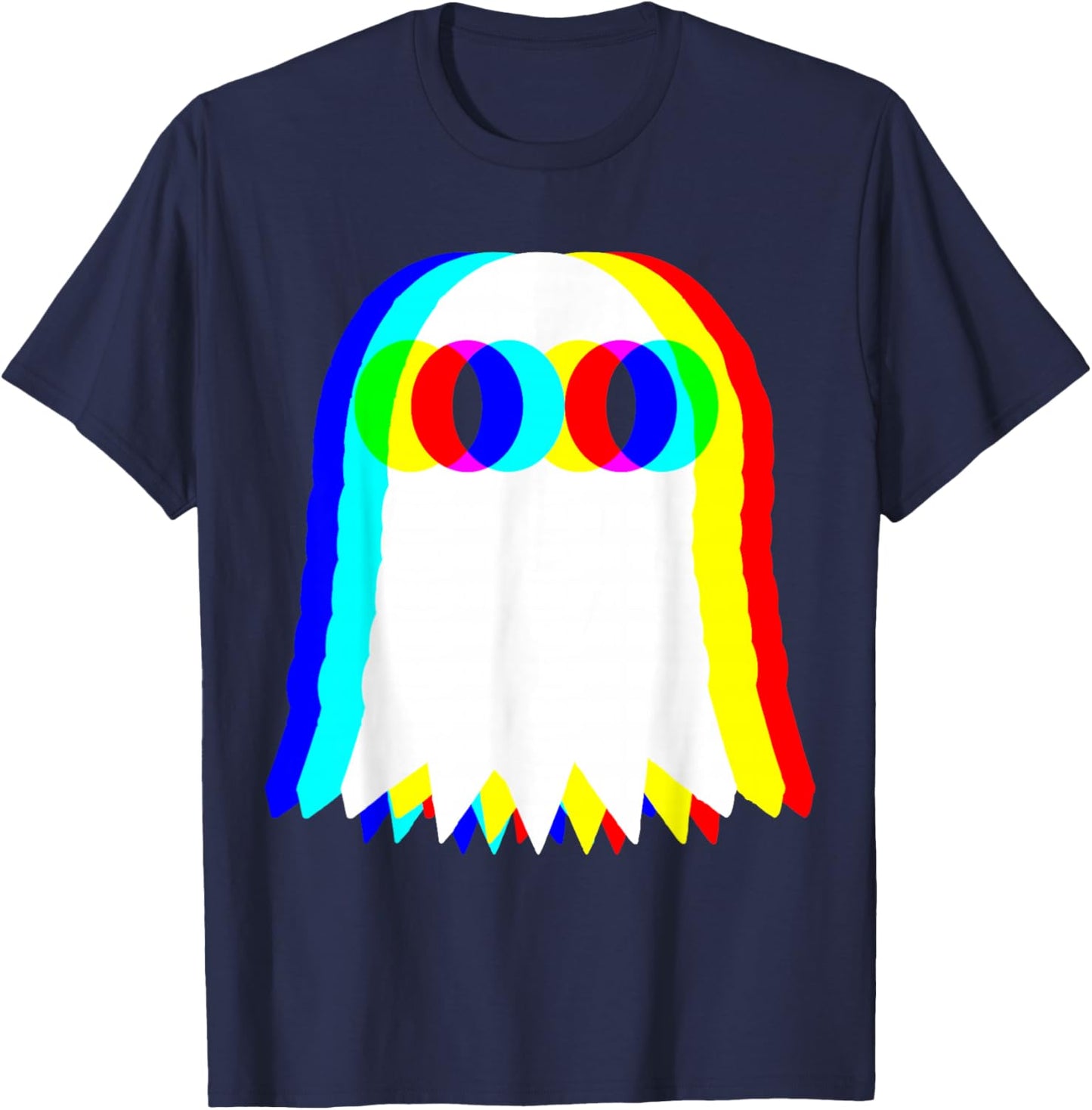 Halloween Ghost Music Party Halloween T-Shirt - T-Shirt | Navy