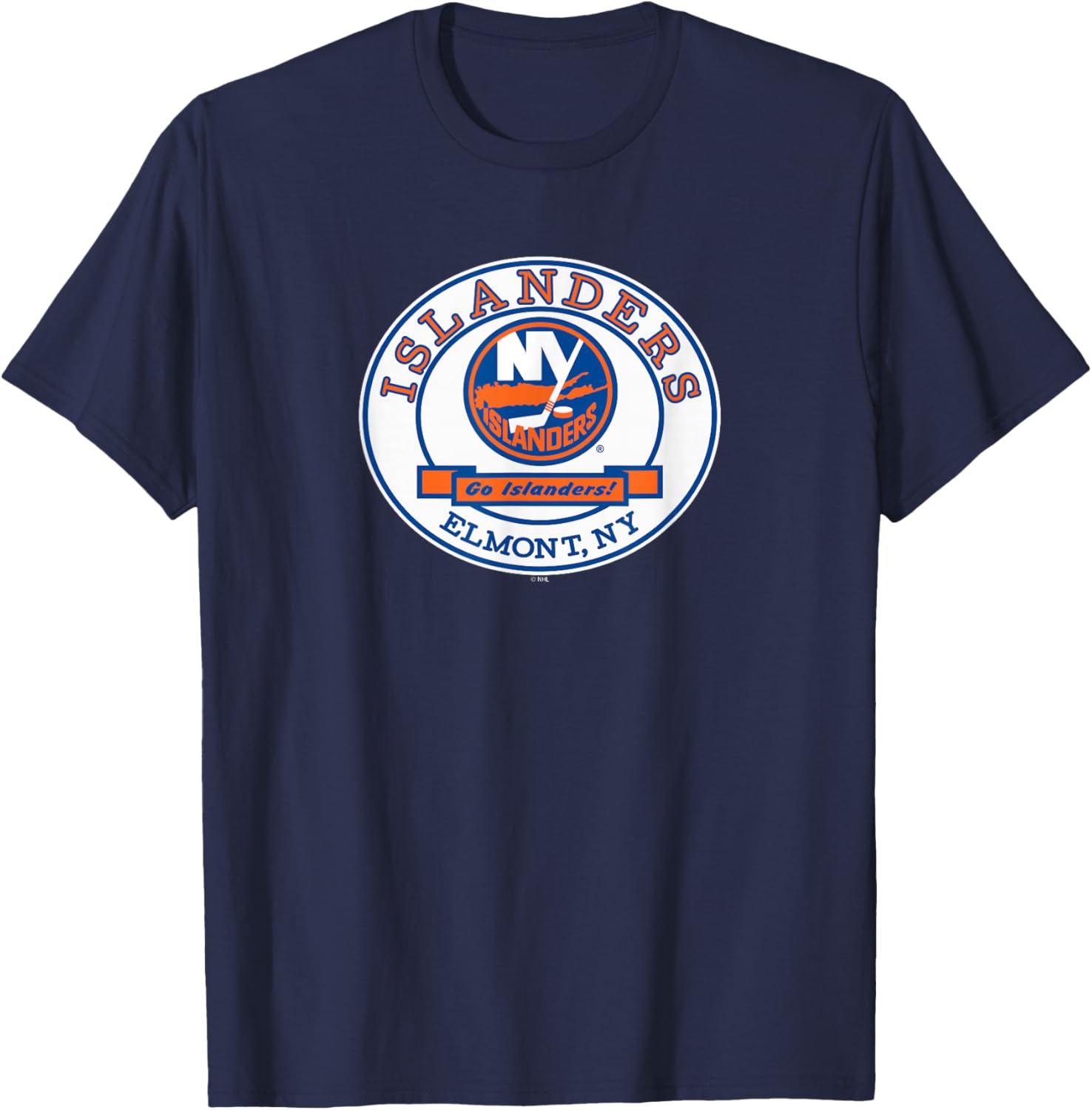 New York Islanders Go Black Officially Licensed T-Shirt - T-Shirt | Navy