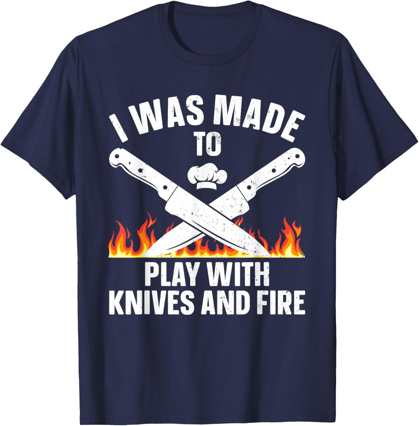 Funny Chef Design Women Cooking Lovers Culinary Chef T-Shirt - T-Shirt | Navy