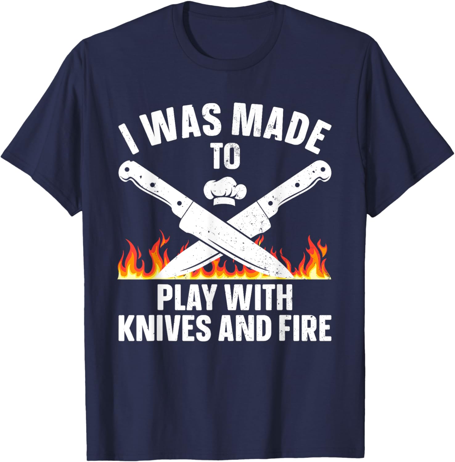 Funny Chef Design Women Cooking Lovers Culinary Chef T-Shirt - T-Shirt | Navy