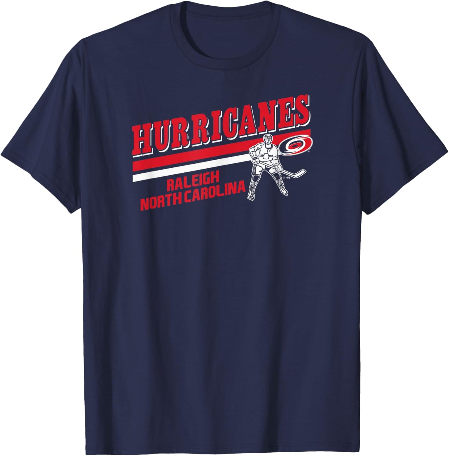 Carolina Hurricanes Player Black Officially Licensed T-Shirt - T-Shirt | Navy