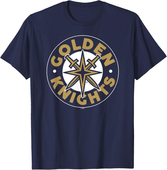 Vegas Golden Knights Symbol Black Officially Licensed T-Shirt - T-Shirt | Navy