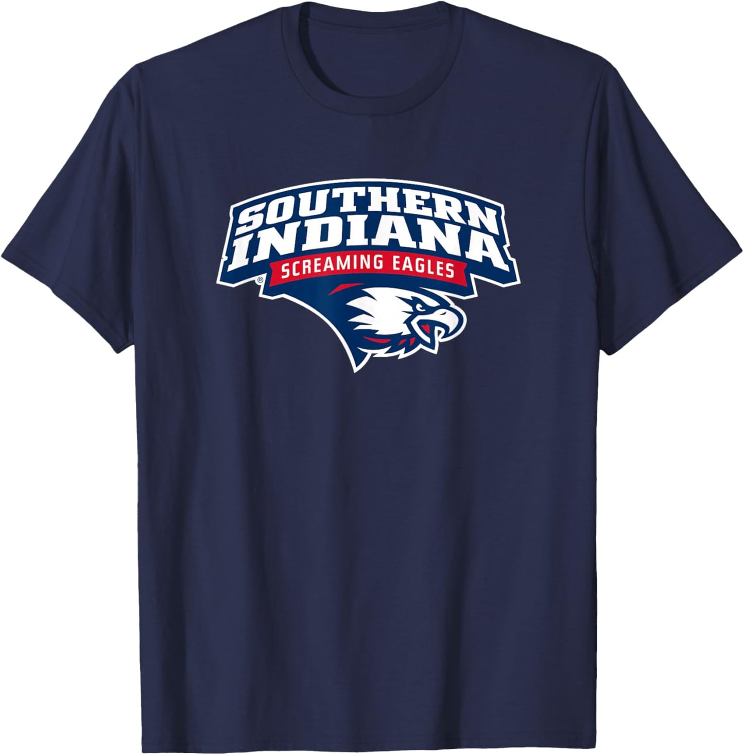 University of Southern Indiana USI Eagles Stacked T-Shirt - T-Shirt | Navy