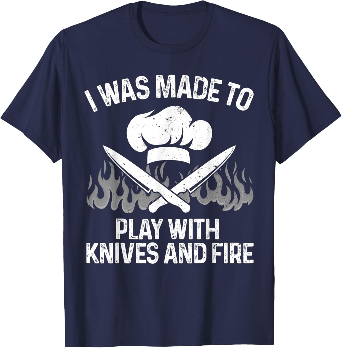 Funny Chef Design Women Cooking Lovers Culinary Chef T-Shirt - T-Shirt | Navy