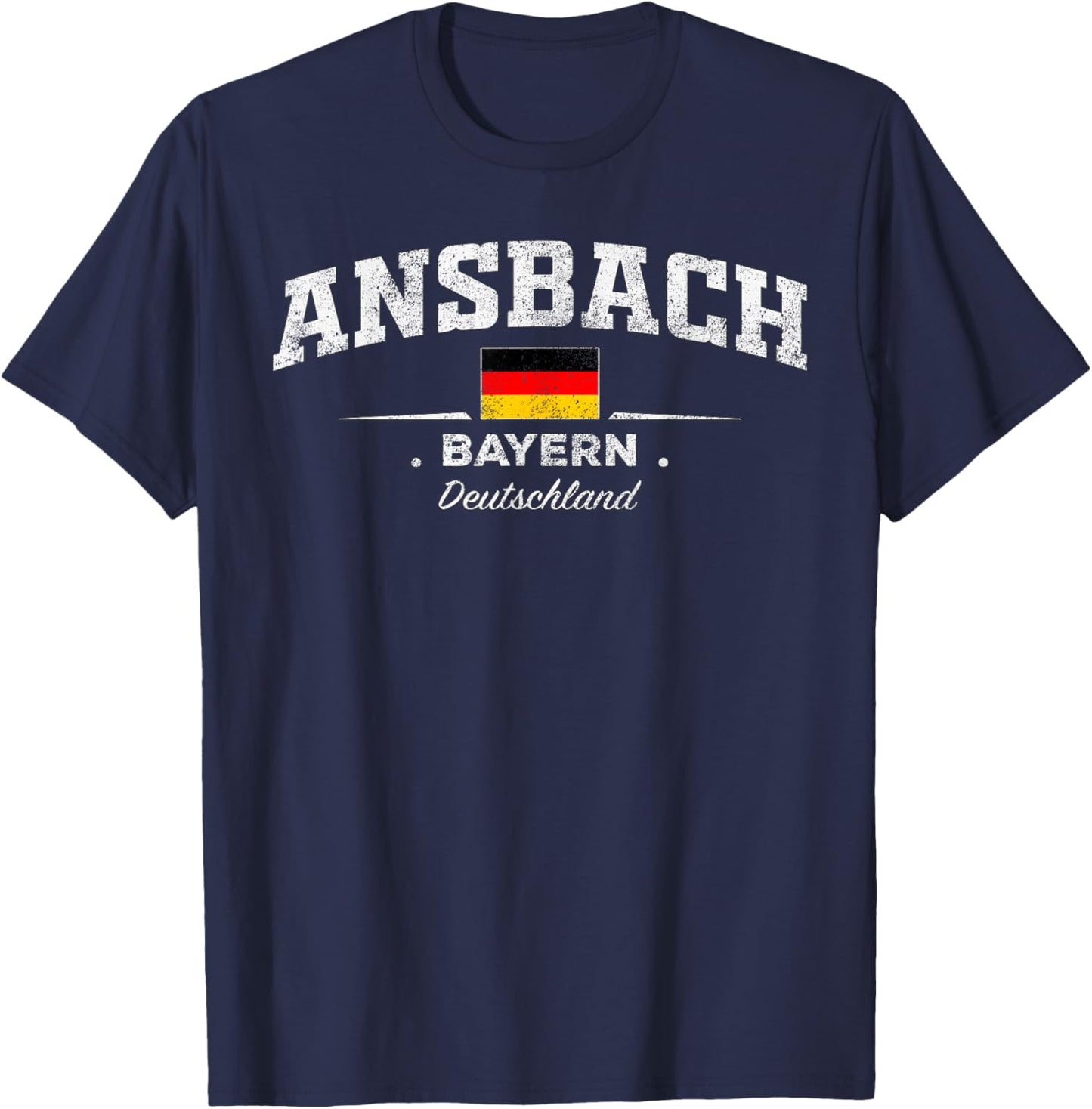Ansbach Germany / Deutschland T-Shirt - T-Shirt | Navy