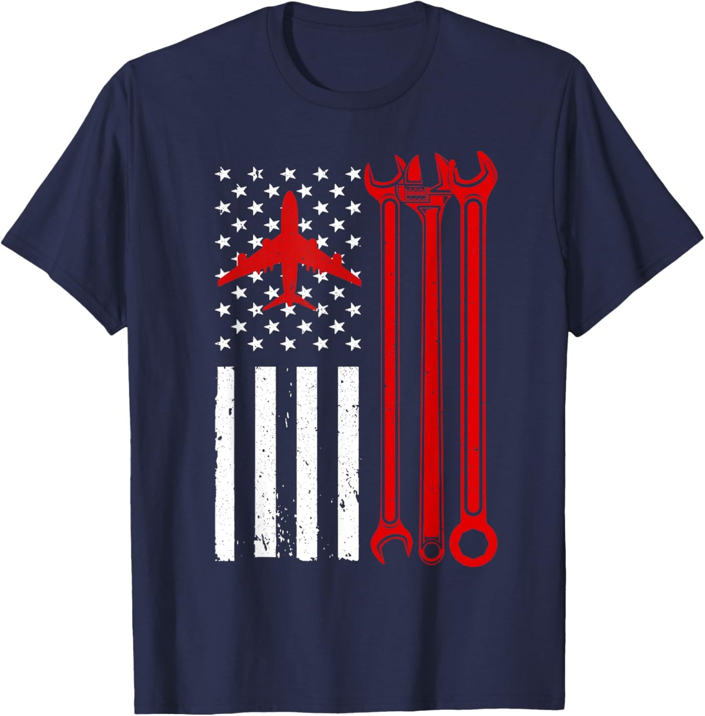 Aircraft Mechanic design Women Aviation Maintenance T-Shirt - T-Shirt | Navy