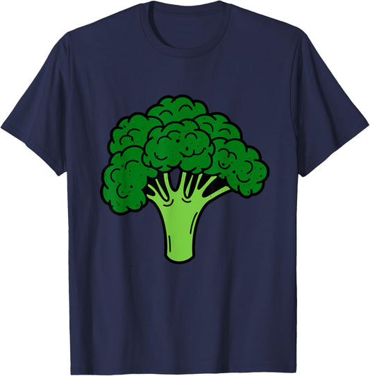 Broccoli Halloween Costume Matching Group Adult Kids Toddler T-Shirt - T-Shirt | Navy