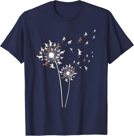 Cute Goat Design Women Farmer Domestic Goat Lovers T-Shirt - T-Shirt | Navy