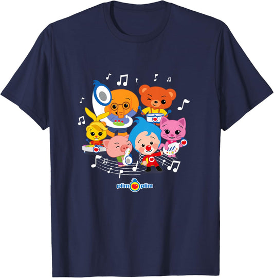 Kids Plim Plim The Kindness Hero - Colourful designs for children T-Shirt - T-Shirt | Navy