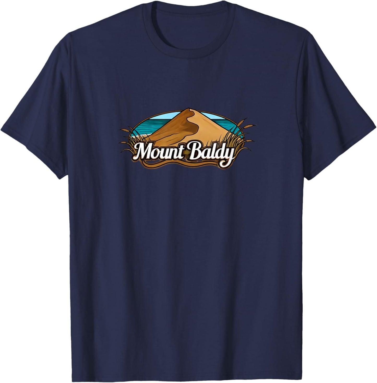 Mount Baldy Indiana Dunes Nature Lovers T-Shirt - T-Shirt | Navy
