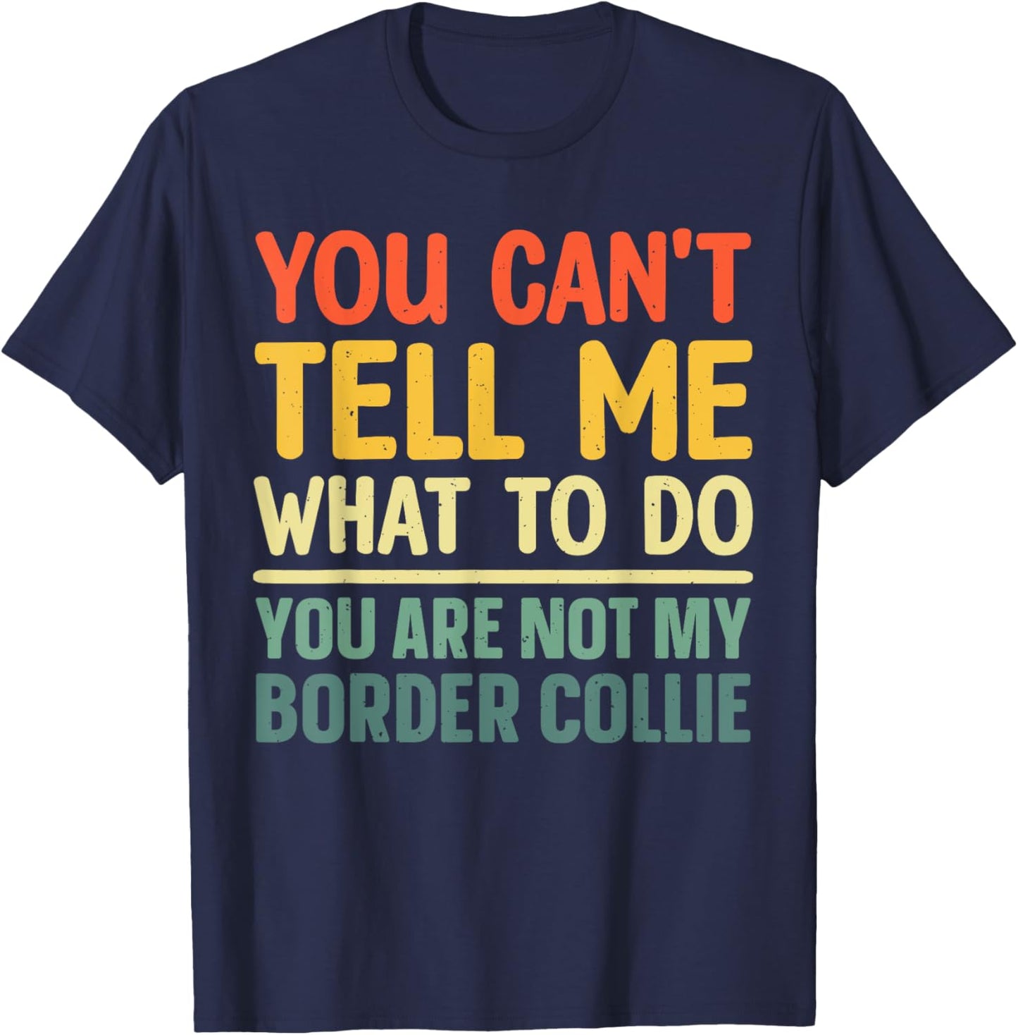 Border Collie Art Women Kids Border Collie Lover T-Shirt - T-Shirt | Navy