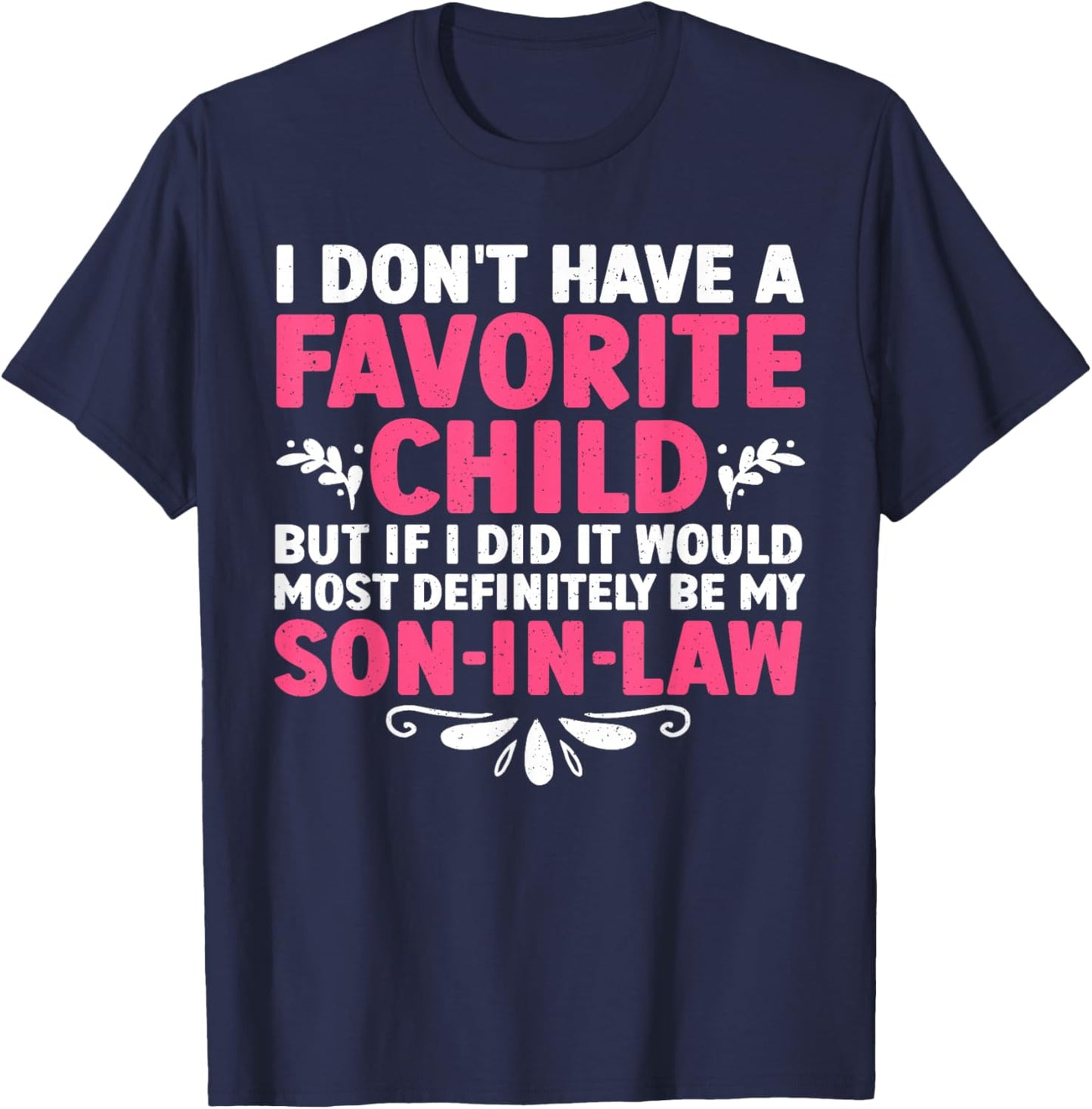 Mother In Law From Son In Law For Mom Women Mother In Law T-Shirt - T-Shirt | Navy