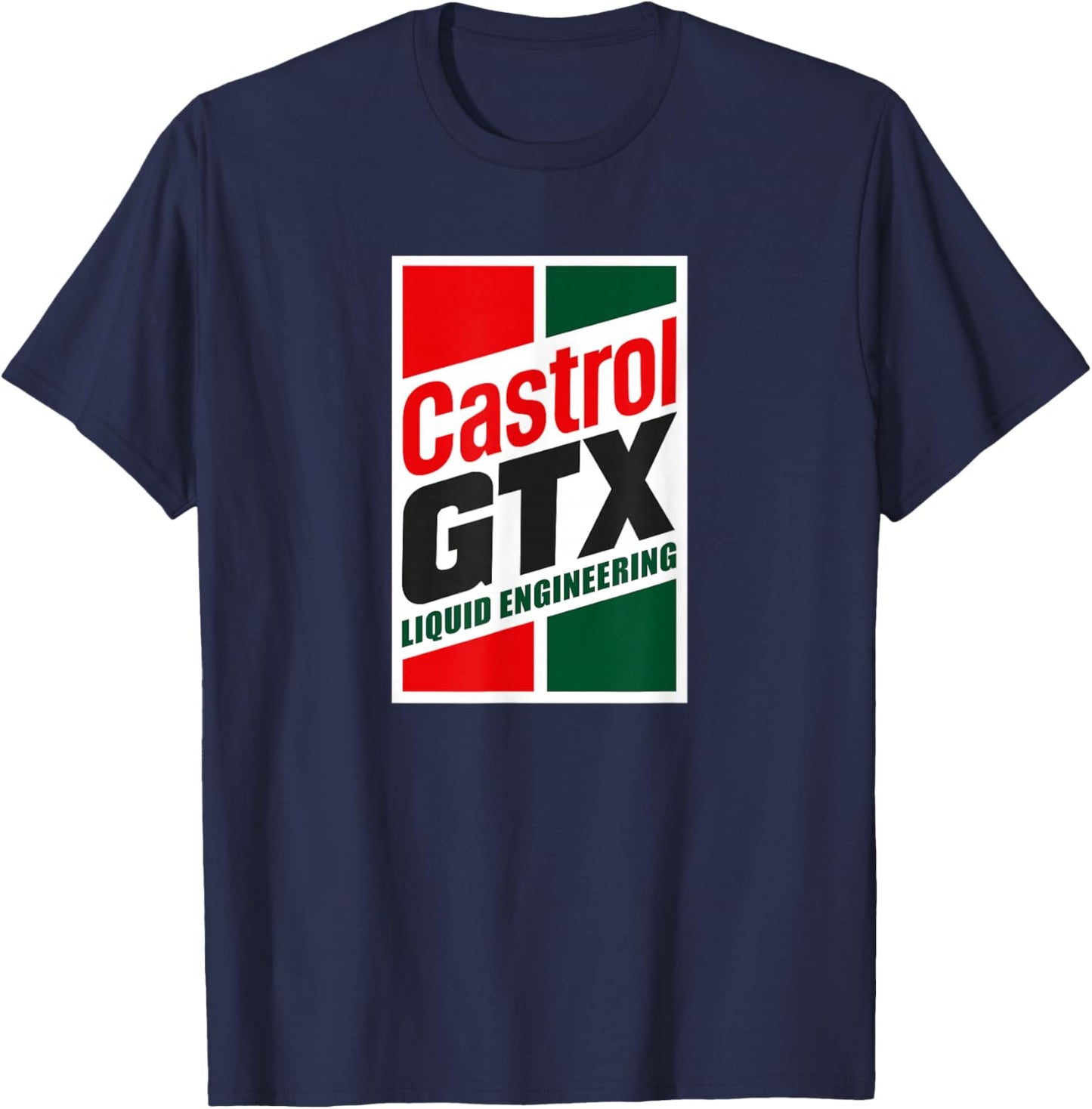 Vintage Castrol GTX Motor Oil Liquid Engineering PAPL1299 T-Shirt - T-Shirt | Navy