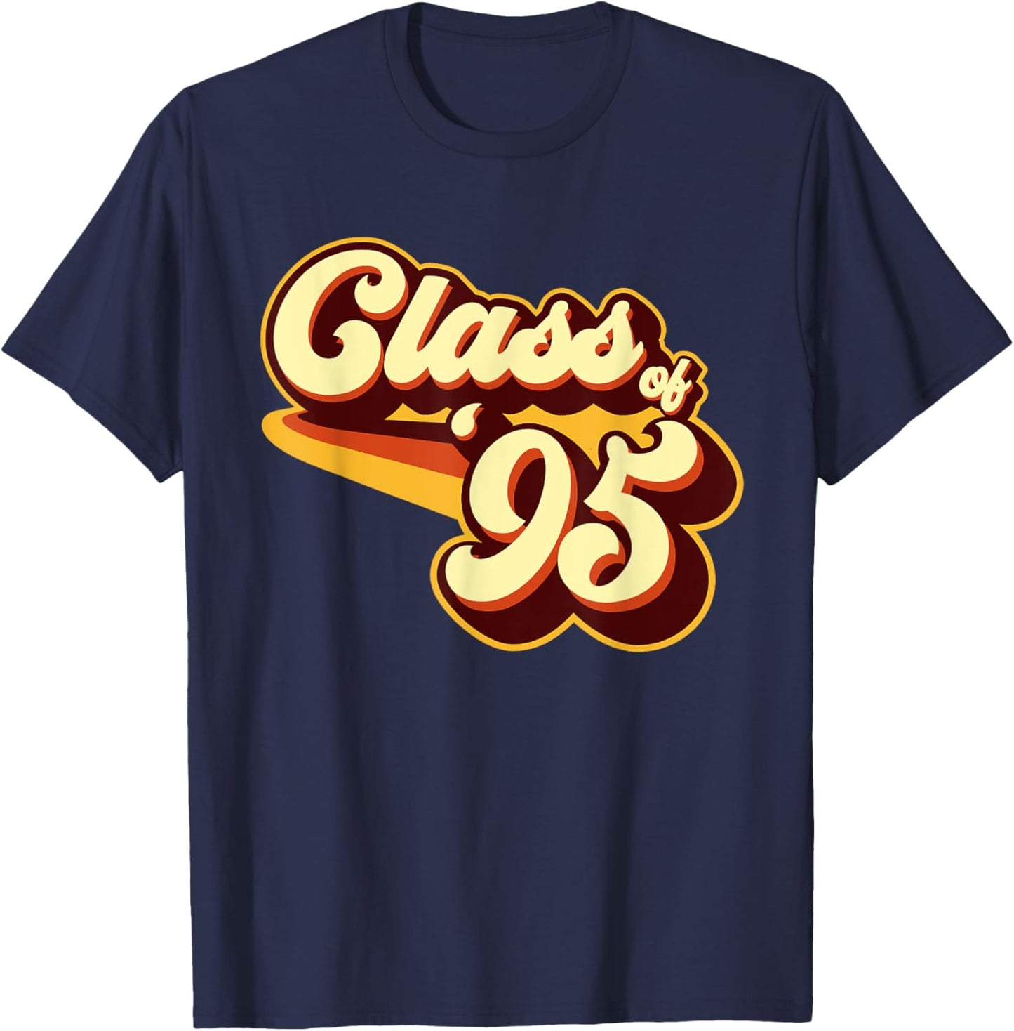Class of 95 Reunion Retro 1995 T-Shirt - T-Shirt | Navy