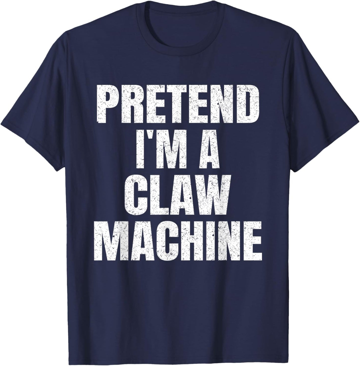 Pretend I'm A Claw Machine Family Group Halloween Costume T-Shirt - T-Shirt | Navy