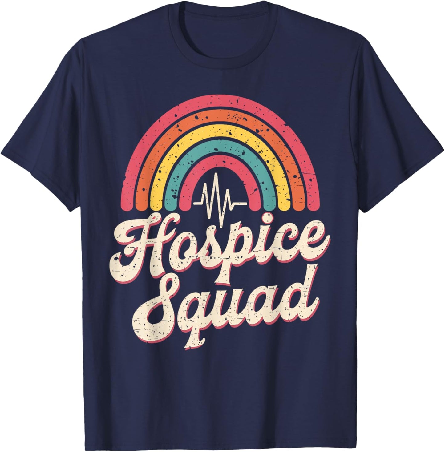 Hospice Squad Hospice Nurse T-Shirt - T-Shirt | Navy