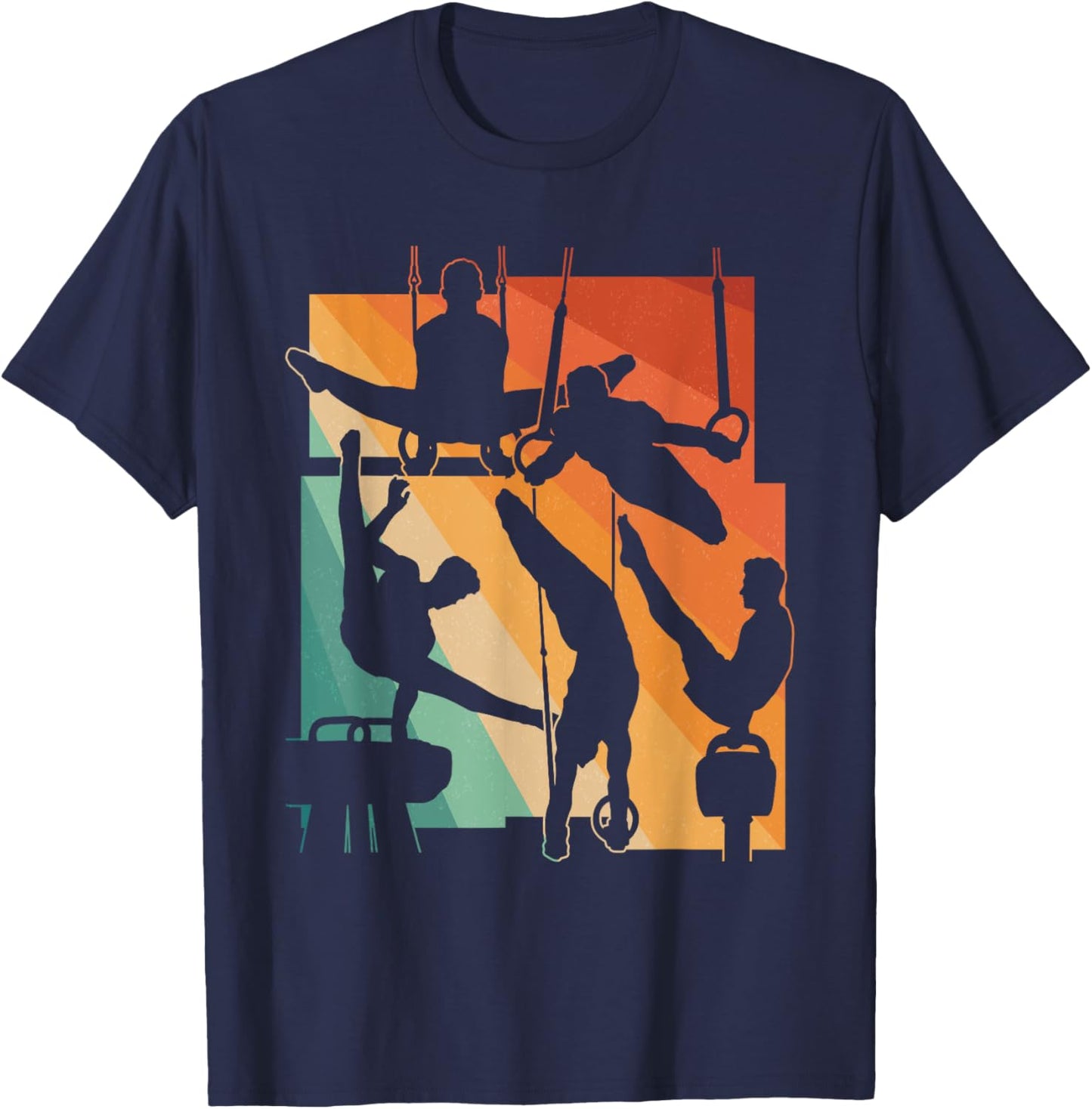 Gymnastics Acrobatic Moves Enthusiasts Outfit Cute Gymnast T-Shirt - T-Shirt | Navy