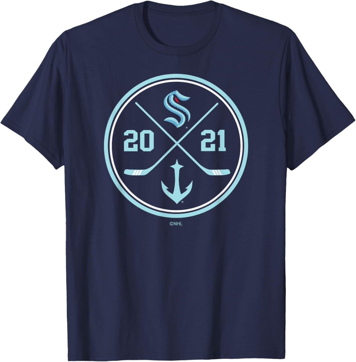 Seattle Kraken Prize Navy Blue Officially Licensed T-Shirt - T-Shirt | Navy