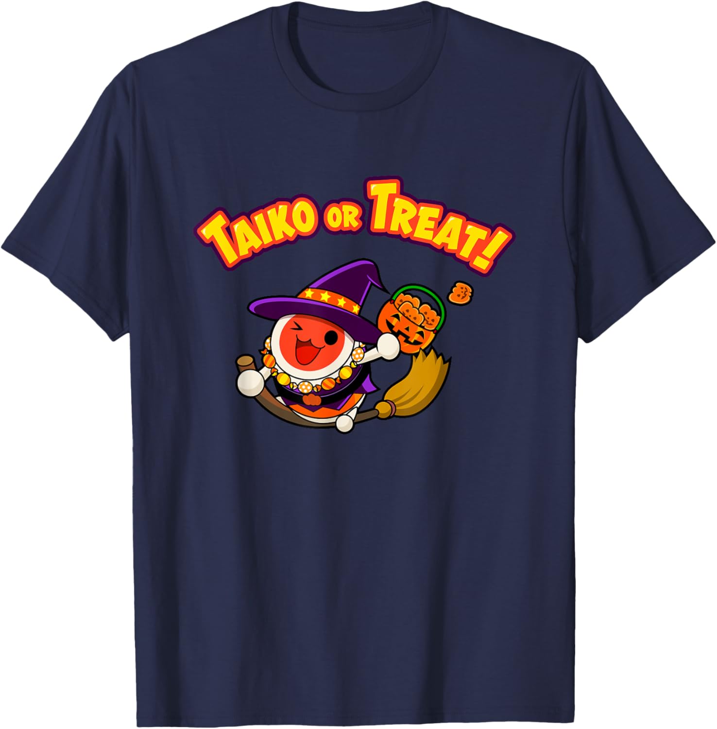 Taiko no Tatsujin Halloween 002 T-Shirt - T-Shirt | Navy